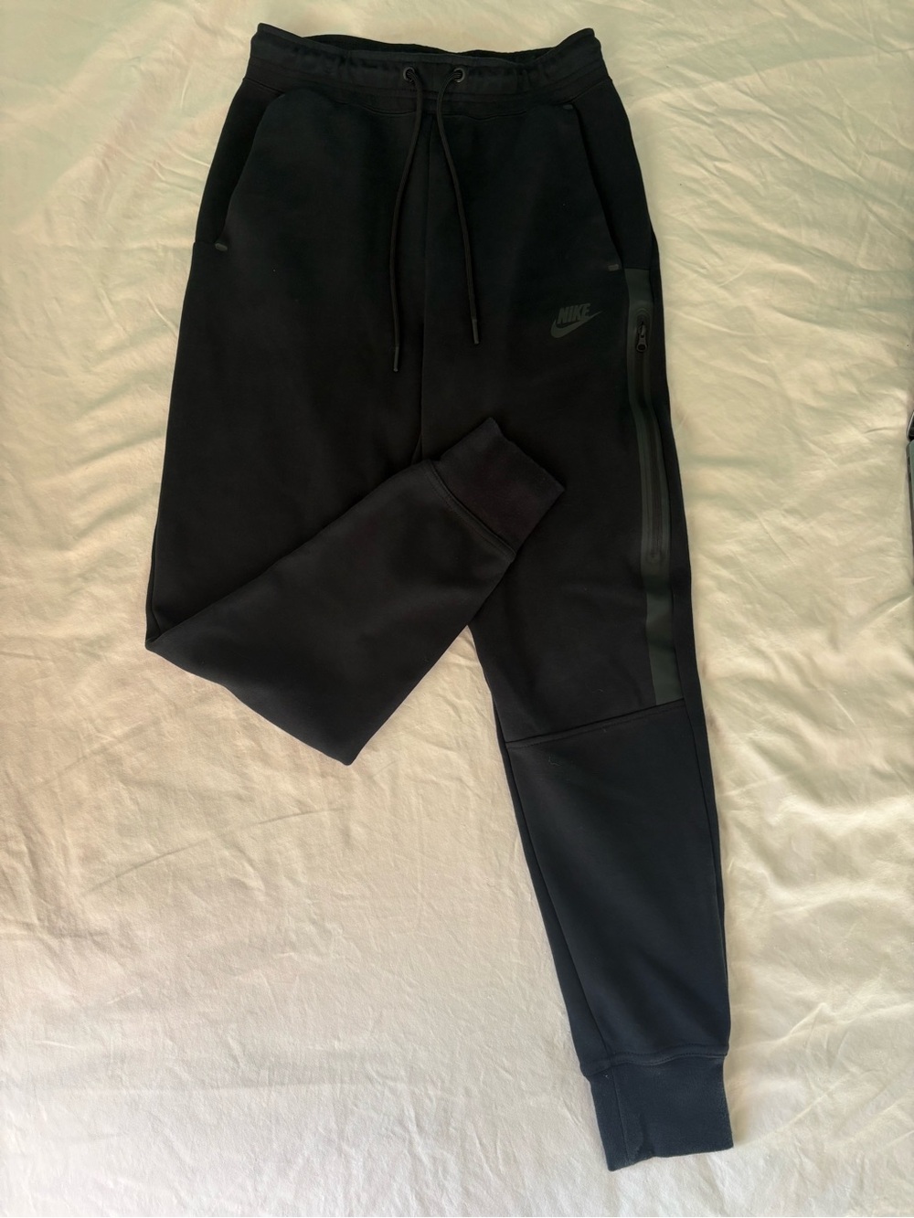 Nike Black Women's Jogger Pants with Zip-Trim Detail